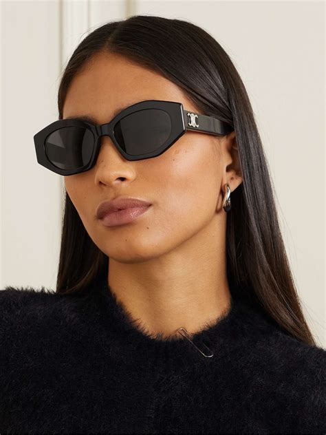 celine mirrored cat eye sunglasses|celine 54mm cat eye sunglasses.